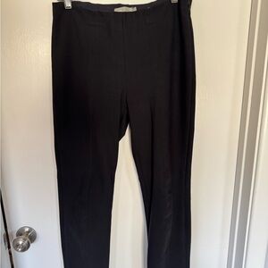 Vince Black Dress Pants Straight-Leg Elastic Waist